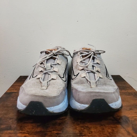 Womens Nike Crater Remixa Running Shoes Size 7.5 Grey Fog Black Blue - Picture 8 of 13